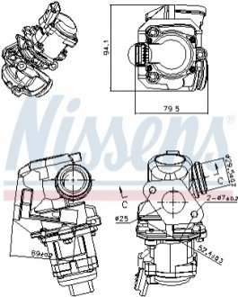 Клапан EGR 98150