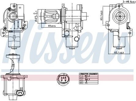 Клапан EGR 98216