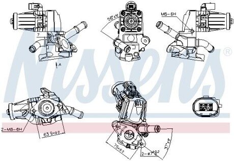 Клапан EGR 98238