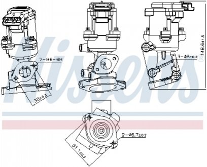 Клапан EGR 98240