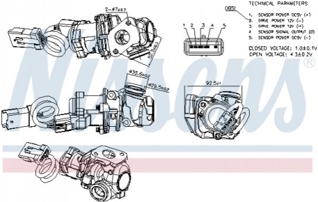 Клапан EGR 98245