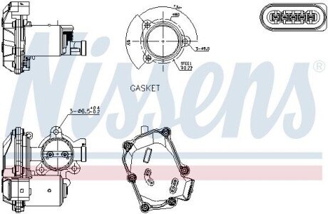 Клапан рециркуляціі (EGR) First Fit 98419