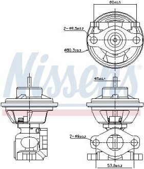 Клапан EGR 98477