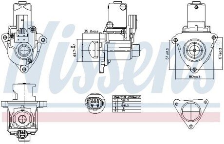 Клапан EGR 98510