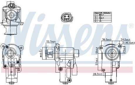 Клапан EGR 98552