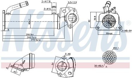 EGR cooler 989322