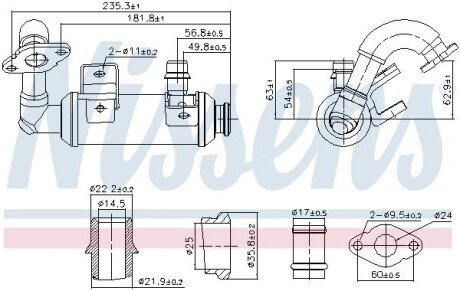 EGR cooler 989407