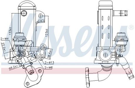 Клапан EGR 989461