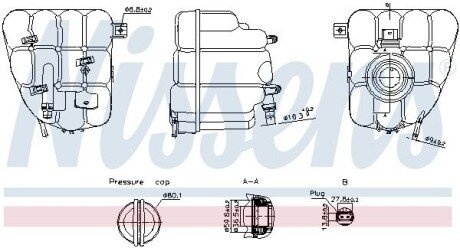 Бачок розширювальний Porsche Cayenne/VW Touareg 10- 996255