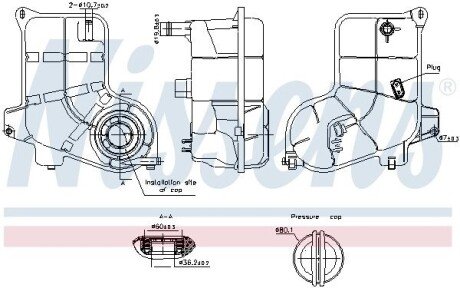 Бачок розширювальний Audi A6 2.5TDI 00-05 996363