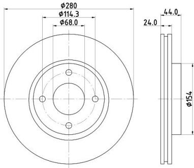 Тормозной диск ND2036K