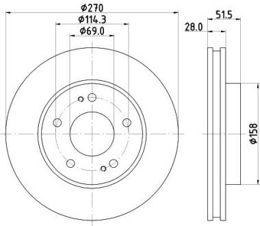 Гальмівний диск ND3028K