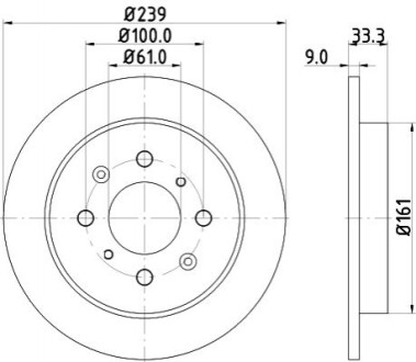 Гальмівний диск ND8033K