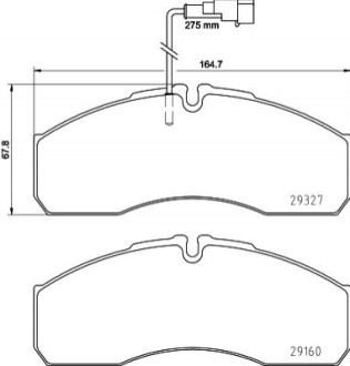 Дисковые тормозные колодки NP2092SC