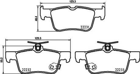 Колодкитормозныедисковые задние Ford Galaxy III (15-), Focus IV (18-), Mondeo V NP5088