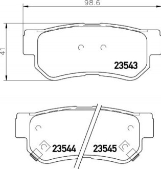 Тормозные колодки NP6116