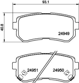 Тормозные колодки NP6117