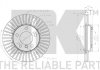 Гальмівний диск (передній) NK 2015113 (фото 3)
