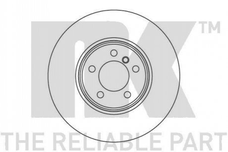 Гальмівний диск (передній) NK 204025 (фото 1)