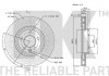 Тормозной диск (передний) NK 204796 (фото 3)
