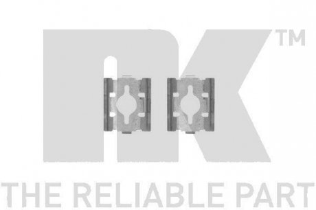 Комплектующие, колодки дискового тормоза NK 7919600 (фото 1)