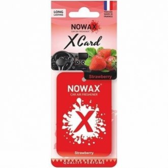 Ароматизатор NOWAX "X CARD" - Strawbarry NX07538