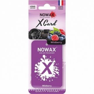 Ароматизатор NOWAX "X CARD" - Wildberry NX07539
