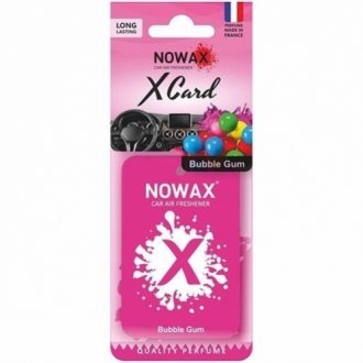 Ароматизатор NOWAX "X CARD" - Bubble Gum NX07540