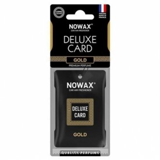 Ароматизатор NOWAX Delux Card 6 г-Gold NX07731