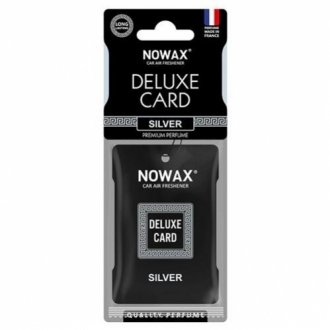 Ароматизатор NOWAX Delux Card 6 г. - Silver NX07732