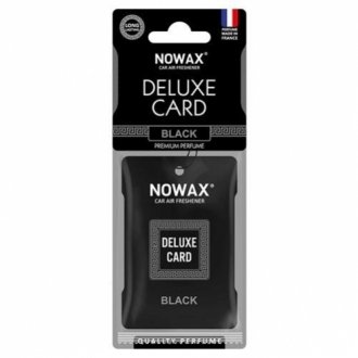 Ароматизатор NOWAX Delux Card 6 г. - Black NX07733