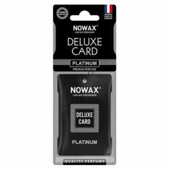 Ароматизатор NOWAX Delux Card 6 г-Platinum NX07735