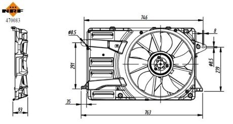Вентилятор радіатора NRF 470083 (фото 1)