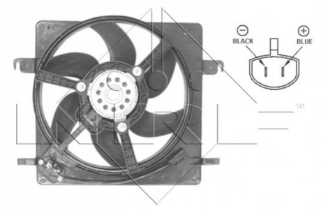 Вентилятор радіатора NRF 47037 (фото 1)