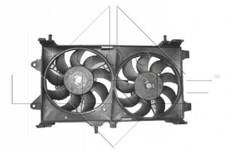 Вентилятор, охлаждение двигателя 47802