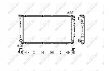 Радиатор NRF 506671 (фото 1)
