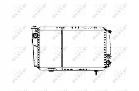 Радіатор, охолодження двигуна NRF 507343 (фото 1)