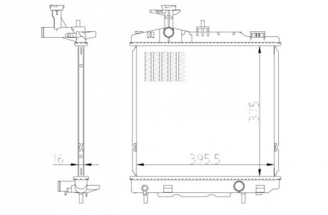 Радиатор 550022