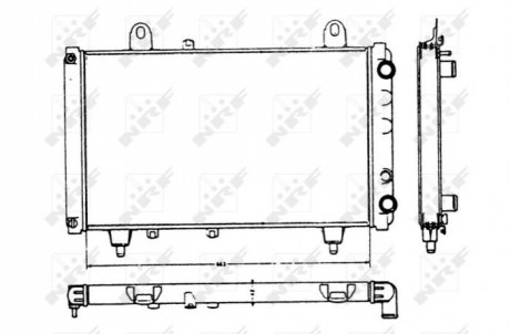 Радиатор NRF 58749 (фото 1)