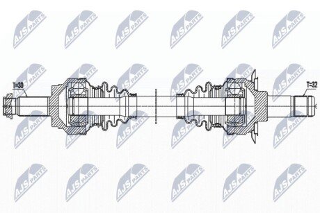 ПІВВІСЬ | BMW X5 E70 06-, X5 F15/F85 13-18, X6 E71/E72 07-, X6 F16/F86 14-19 /ЗАД,ATM, Л/П/ NPWBM162