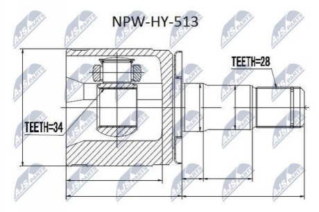 Шрус NPWHY513