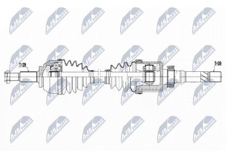 ПІВВІСЬ | OPEL VIVARO B 1.6CDTI 15-, RENAULT TRAFFIC III 1.6DCI 14-, NISSAN NV300 1.6DCI 17-, FIAT TALENTO 1.6JTD 17- /ПРАВ/ NPWPL059