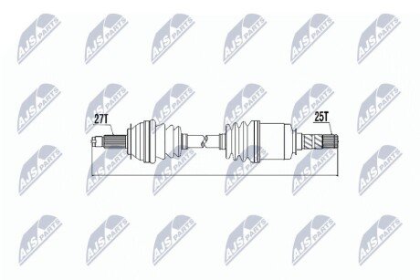 ПІВВІСЬ | SUBARU IMPREZA 08-, LEGACY 04- Л/П NPWSB010