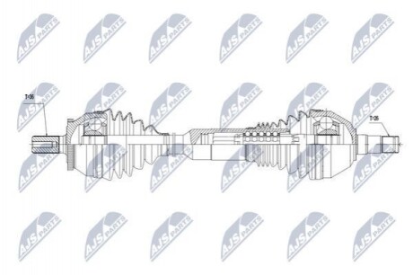 ПІВВІСЬ | VOLVO XC90 2.4D D5, 2.5T T5 2002-08.2006 /ЛІВ,ATM/ NPWVV017