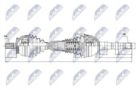 ПІВВІСЬ | VOLVO XC90 2.9T6 02-06 /ПРАВ,ATM,LHD/ NPWVV048