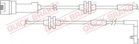 QUICK BRAKE Датчик зносу гальмівних колодок OJD WS 0157 A (фото 1)