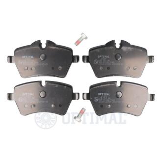 Гальмівні колодки дискові Optimal BP-12309 (фото 1)