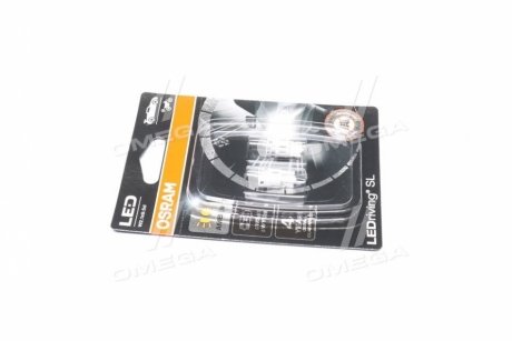 Лампа светодиодная WY5W 2500K 12V 1W W2.1X9.5D LEDriving SL (пр-во OSRAM) 2827DYP-02B