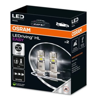 Автолампа Osram LED H3 12V 8W 6500K PK22S (к/т 2 шт) 64151DWESY-2HB