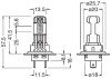 Автолампа LEDriving (H7/H18 16W 12V 6500К PX26D) OSRAM 64210DWESY-01B (фото 3)